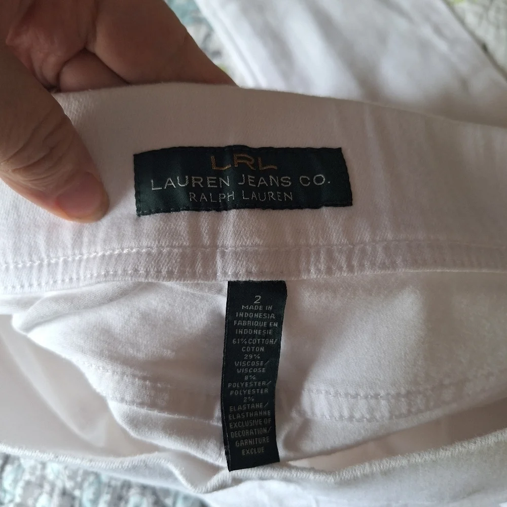 Lauren Ralph Lauren White Fabric